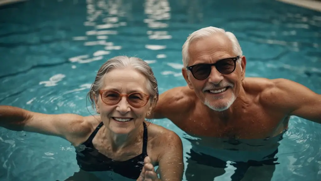 Adult in swim lessons Vancouver pool