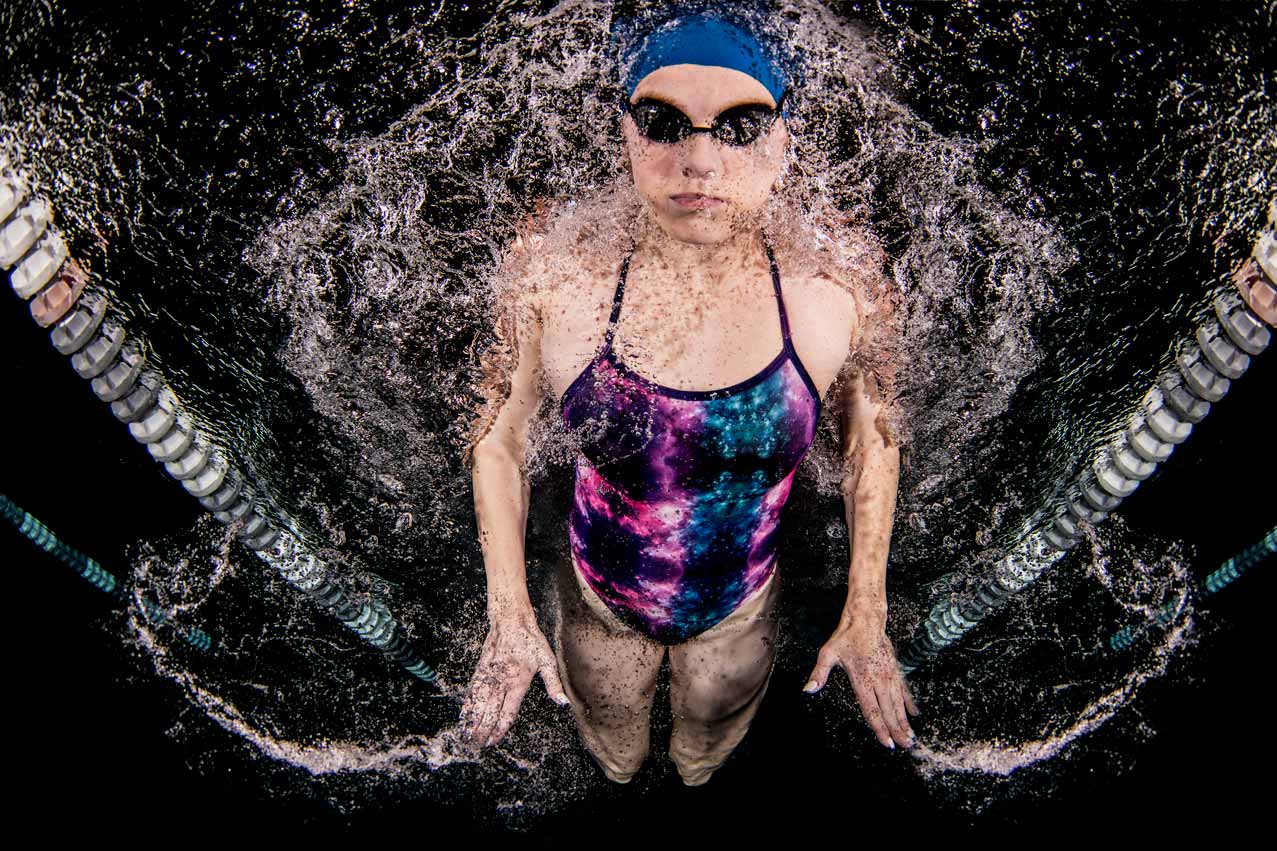 Swimmer building confidence in Vancouver pool